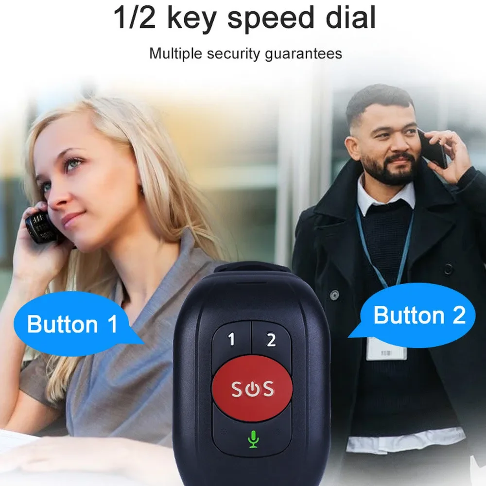 Elderly 4G LTE SOS Watch GPS T - Fall Detection Watch บทวิจารณ์และราคา