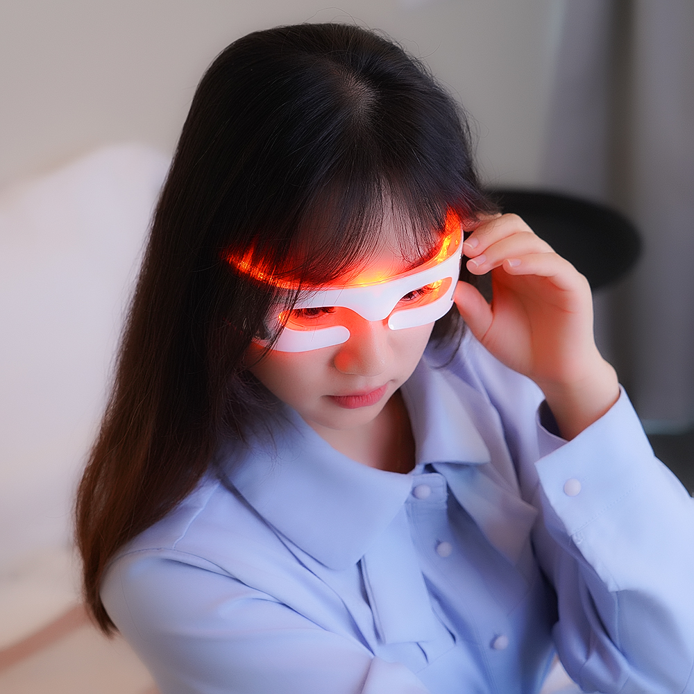 LED Eyecare Mask Device EMS Si - Light Therapy Glasses บทวิจารณ์และราคา