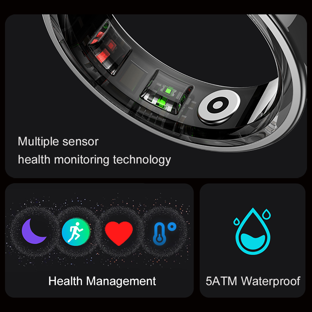 2024 COLMI R09 Smart Ring Men  - Temperature Ring Skin บทวิจารณ์และราคา
