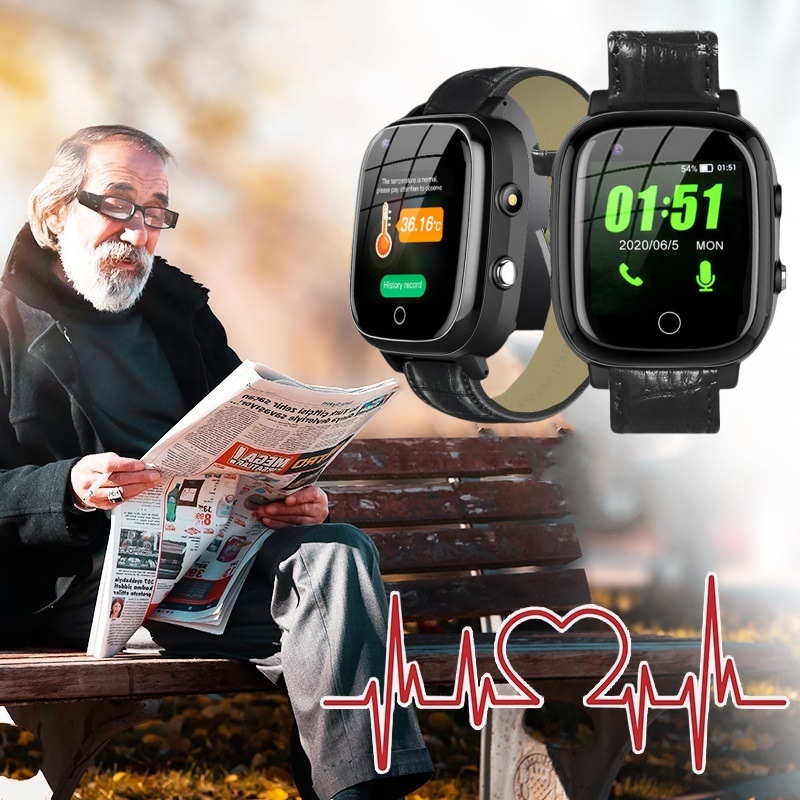 Elderly Smart Watch For Senior - Fall Detection Watch บทวิจารณ์และราคา