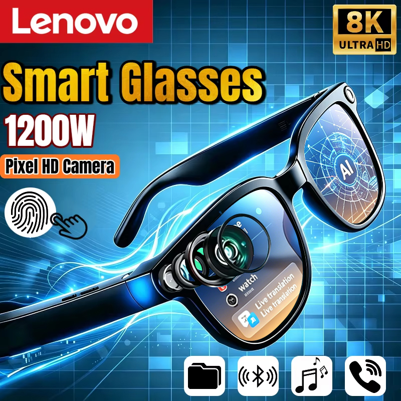 Lenovo AI Smart Glasses 8K Rem - Smart Glasses Lens บทวิจารณ์และราคา