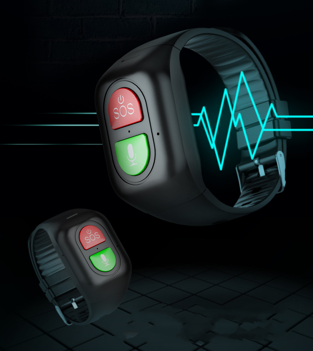 Elderly Smart Watch 4G Sim Car - Fall Detection Watch บทวิจารณ์และราคา
