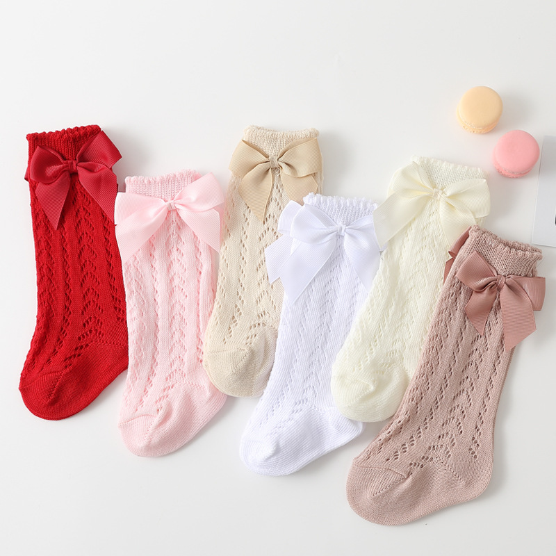 1 Pairs Summer Fashion Bow Bab - Baby Sock Oximeter บทวิจารณ์และราคา