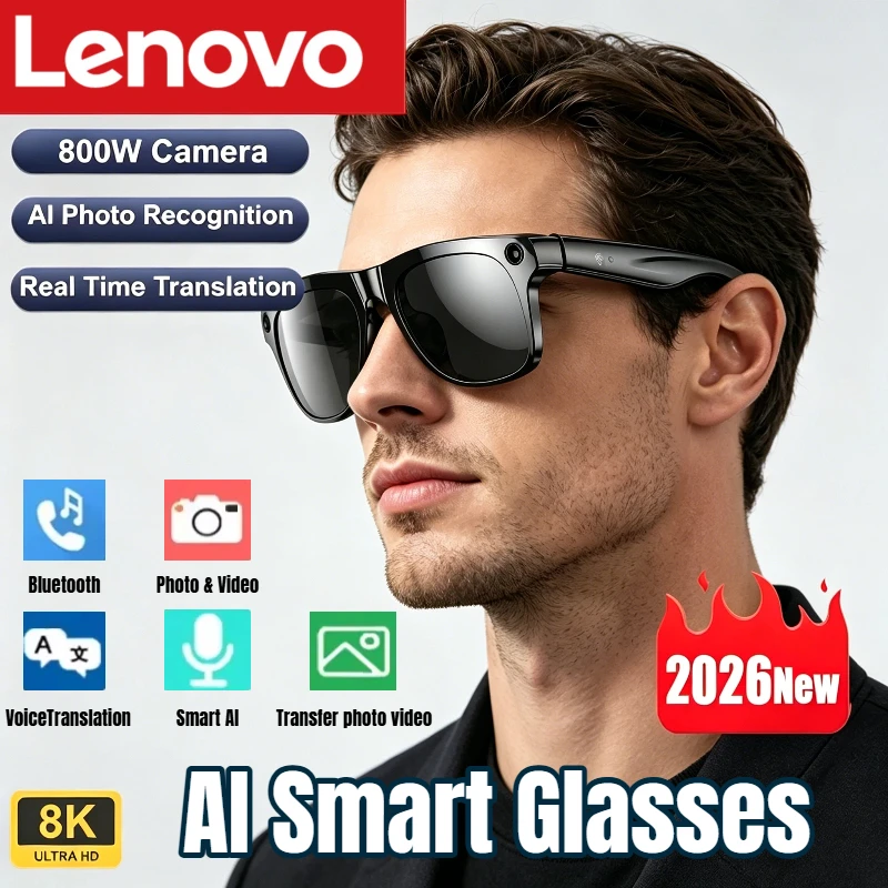 Lenovo AI Smart Glasses 8K HD  - Smart Glasses Lens บทวิจารณ์และราคา
