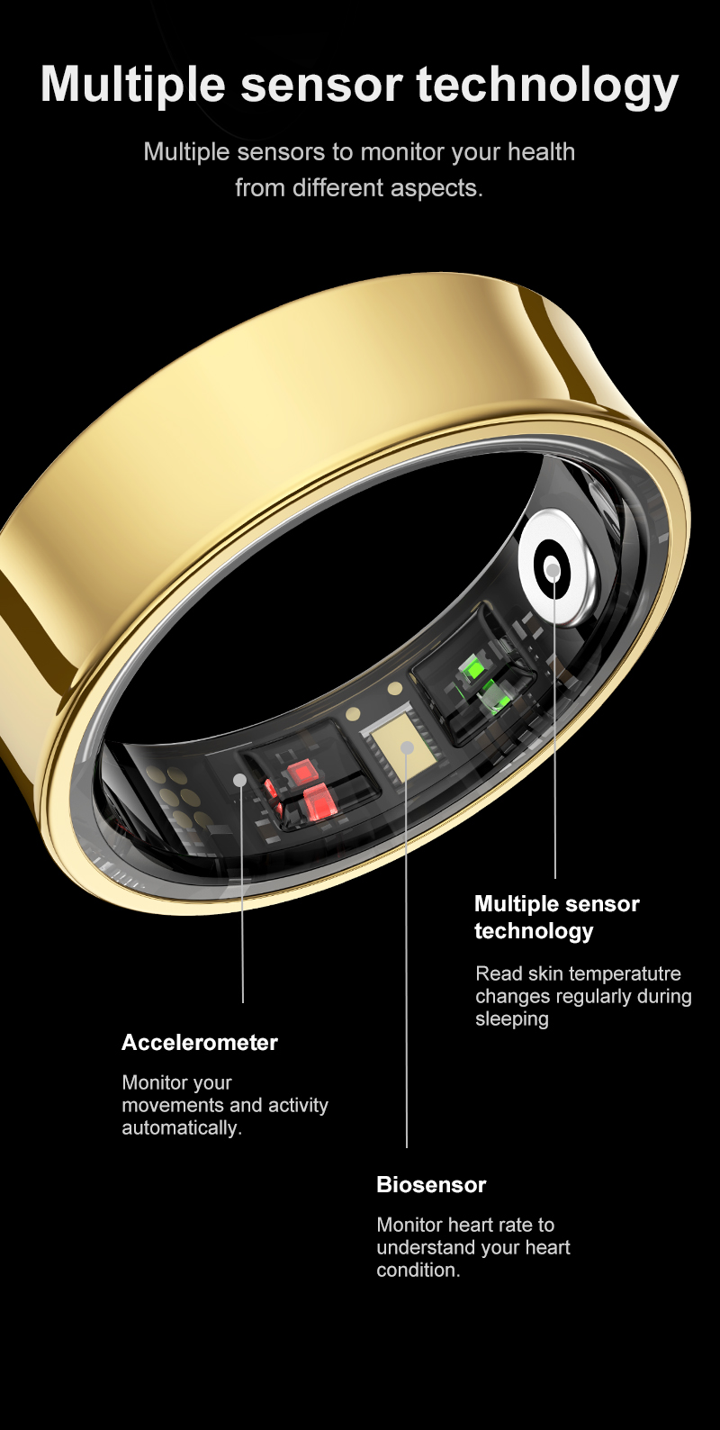 2026 Smart Ring R09 5ATM Water - Temperature Ring Skin บทวิจารณ์และราคา