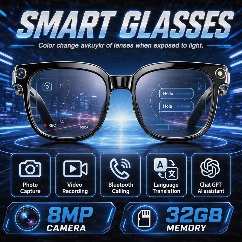 2026 HD AI Smart Glasses 32GB  - Smart Glasses Lens บทวิจารณ์และราคา