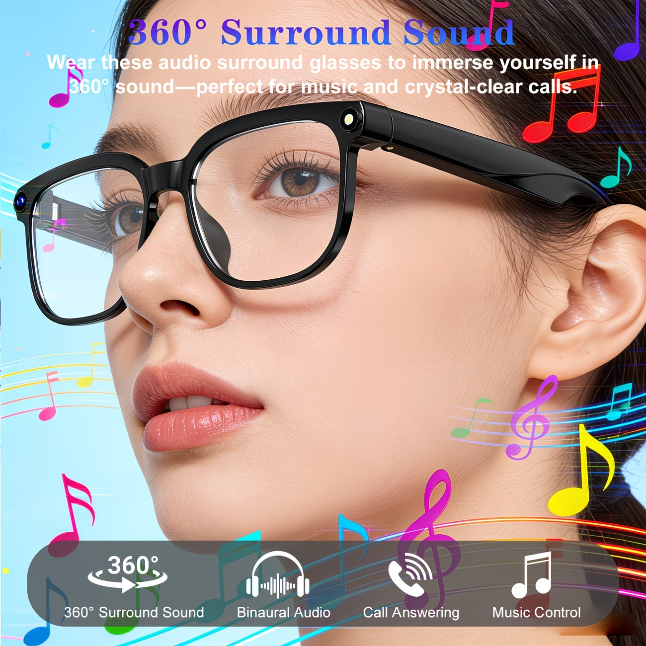 2026 HD AI Smart Glasses 32GB  - Smart Glasses Lens บทวิจารณ์และราคา