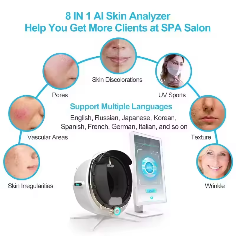 HD Camera 3D Magic Mirror Faci - Galvanic Skin Sensor บทวิจารณ์และราคา